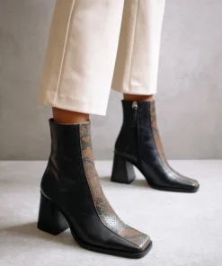 ALOHAS Shoes South Edge Black Python 12 ALOHAS Shoes South Edge Black Python