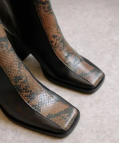 ALOHAS Shoes South Edge Black Python 14 ALOHAS Shoes South Edge Black Python