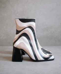 ALOHAS South Kaleidoscope Black Stone Beige Print