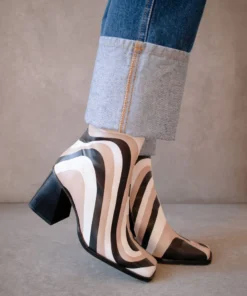 ALOHAS South Kaleidoscope Black Stone Beige Print