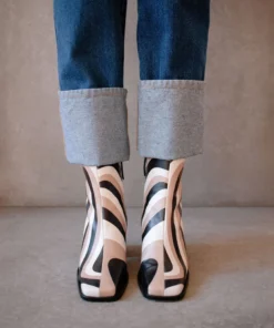 ALOHAS South Kaleidoscope Black Stone Beige Print