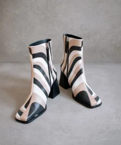 ALOHAS South Kaleidoscope Black Stone Beige Print