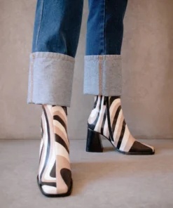 ALOHAS South Kaleidoscope Black Stone Beige Print