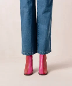 ALOHAS Shoes South Lipstick Red Magenta