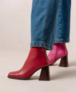 ALOHAS Shoes South Lipstick Red Magenta