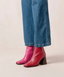 ALOHAS Shoes South Lipstick Red Magenta