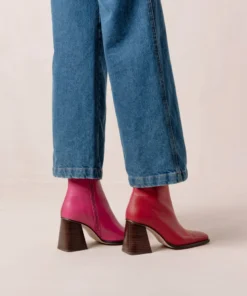 ALOHAS Shoes South Lipstick Red Magenta