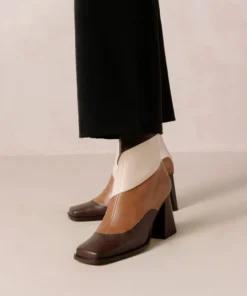 ALOHAS South Patchwork Kaleidoscope Coffee Brown Shoes