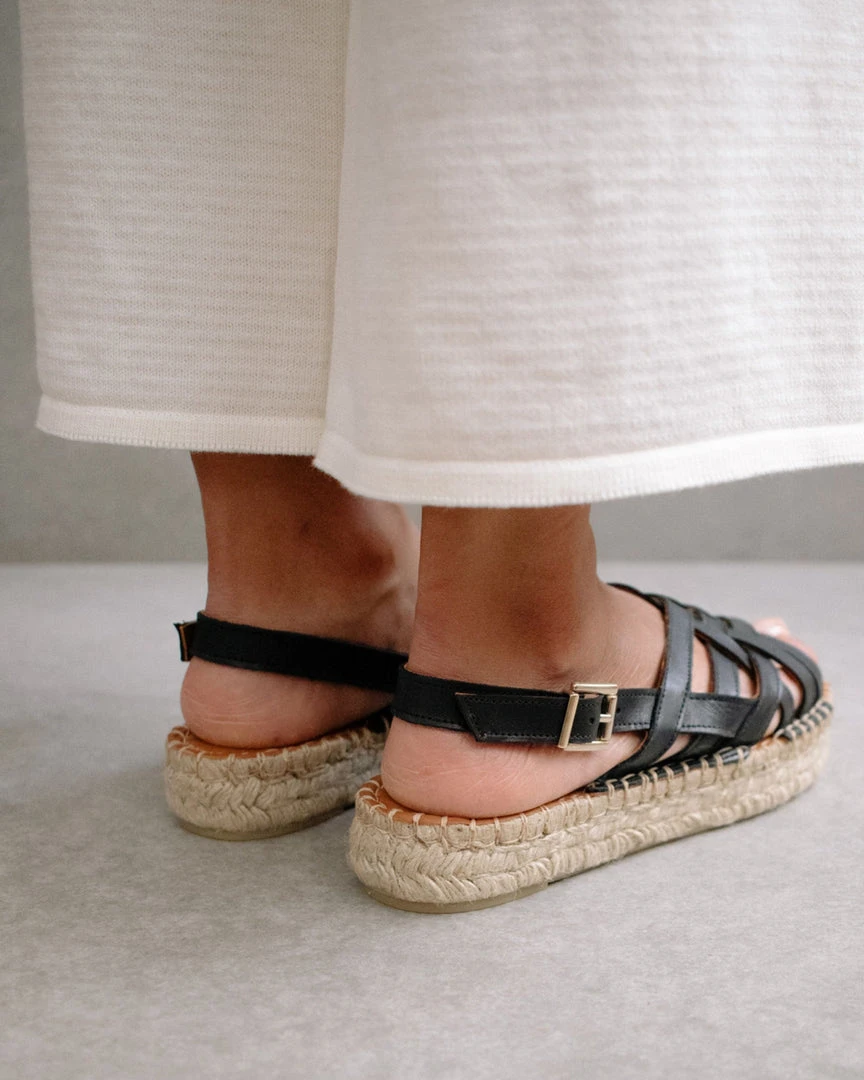 ALOHAS Souvenir Black Shoes 4 ALOHAS Souvenir Black Shoes