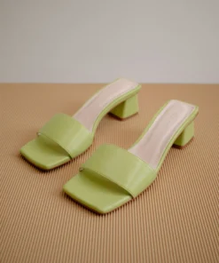 Svegan Shoes Squared Acid Green