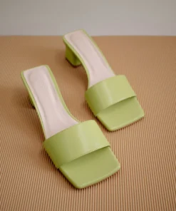 Svegan Shoes Squared Acid Green