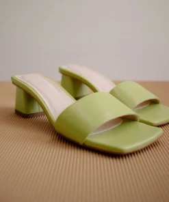 Svegan Shoes Squared Acid Green