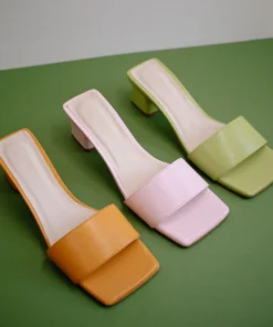 Svegan Shoes Squared Acid Green