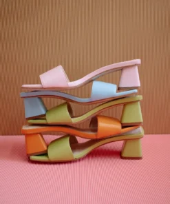 Svegan Shoes Squared Acid Green