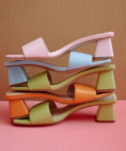 Svegan Shoes Squared Acid Green