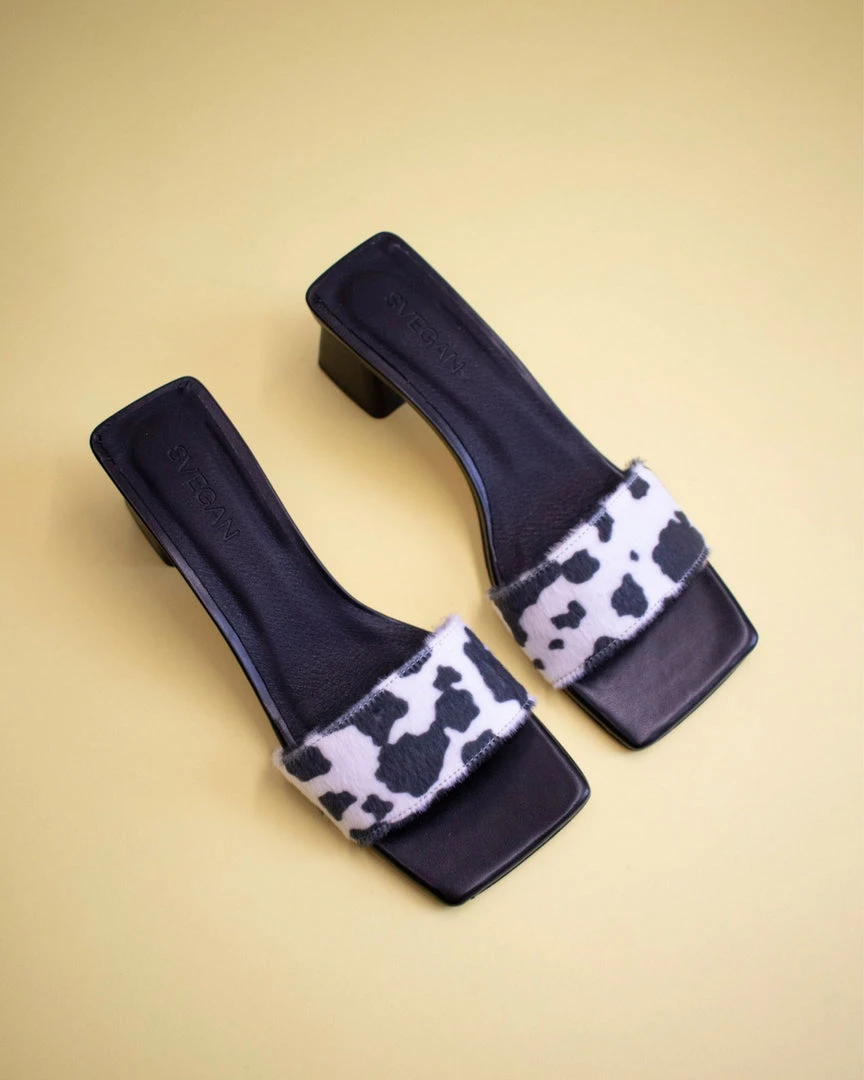 Svegan Shoes Squared Moo Print 1 Svegan Shoes Squared Moo Print