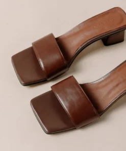 Alohas Shoes Store 19 Svegan Squared Umber Brown Shoes