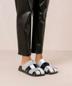 ALOHAS Shoes Stuart Scacchi Black Baby Blue Bright White