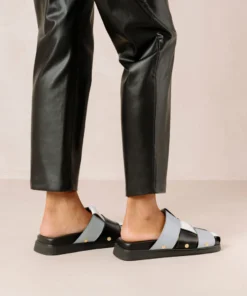 ALOHAS Shoes Stuart Scacchi Black Baby Blue Bright White