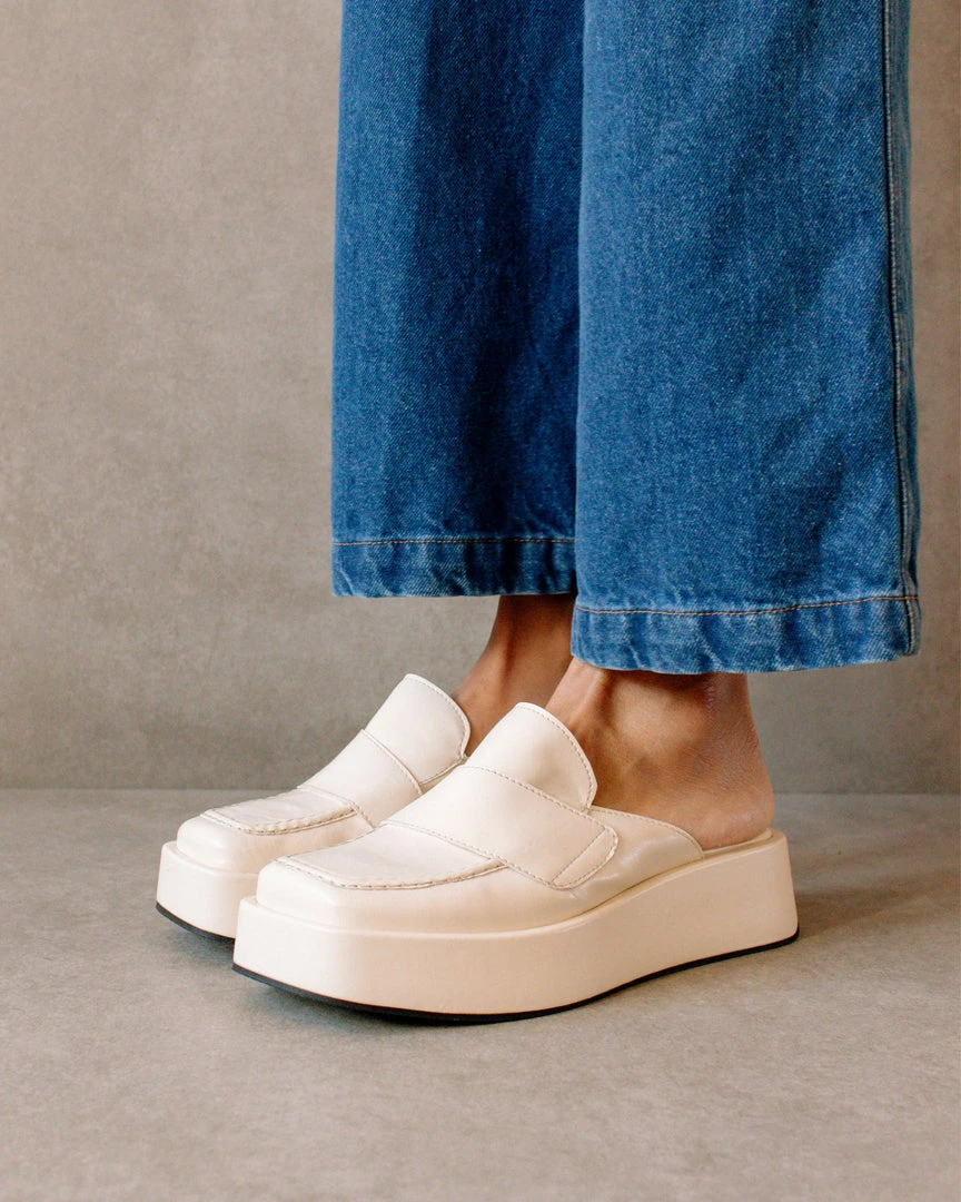 SVEGAN Tempera Warm White Loafers 5 SVEGAN Tempera Warm White Loafers