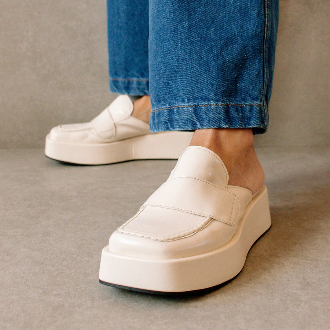 SVEGAN Tempera Warm White Loafers 3 SVEGAN Tempera Warm White Loafers