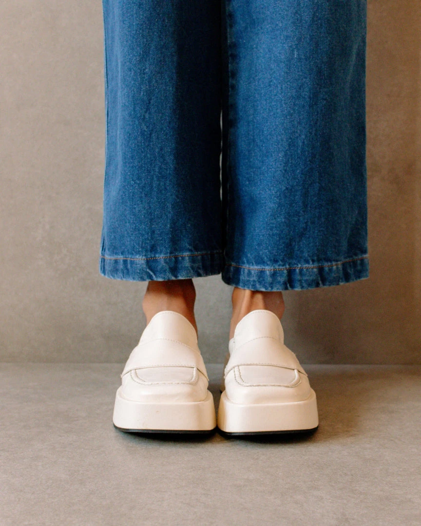 SVEGAN Tempera Warm White Loafers 6 SVEGAN Tempera Warm White Loafers