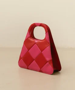 ALOHAS Handbags The A Scacchi Lipstick Red Magenta