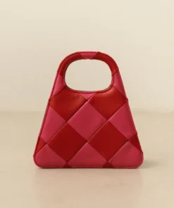 ALOHAS Handbags The A Scacchi Lipstick Red Magenta 12 ALOHAS Handbags The A Scacchi Lipstick Red Magenta