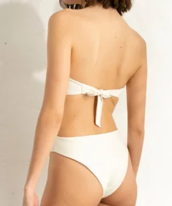 ALOHAS Clothing The Cone Swimsuit Strapless Ivory