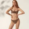 ALOHAS The Curve Bikini Frill Nutmeg Clothing