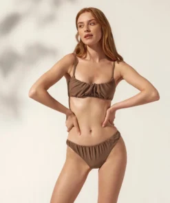 ALOHAS The Curve Bikini Frill Nutmeg Clothing