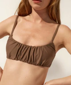 ALOHAS The Curve Bikini Frill Nutmeg Clothing