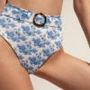 ALOHAS Clothing The Cylinder Bikini Bottom Toile De Jouy