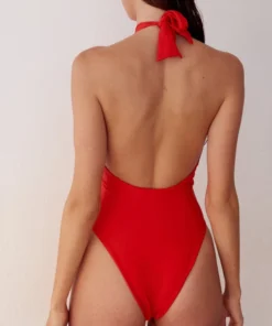 TheManola Clothing The Higher One Piece Red