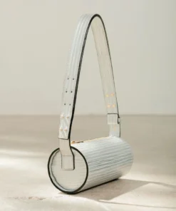 ALOHAS The I Pleated Shimmer Silver