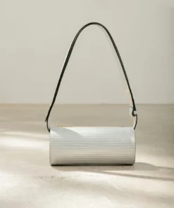 ALOHAS The I Pleated Shimmer Silver