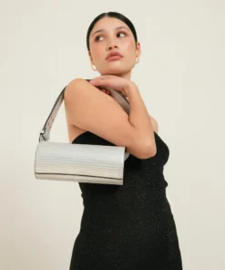 ALOHAS The I Pleated Shimmer Silver