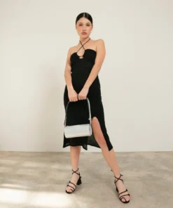 ALOHAS The I Pleated Shimmer Silver