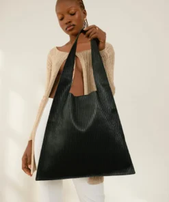 ALOHAS Accessories The L Pleated Black