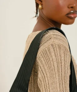 ALOHAS Accessories The L Pleated Black