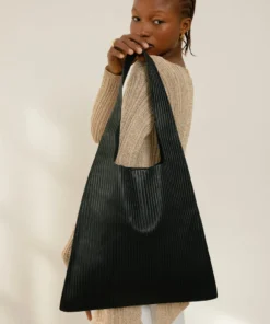 ALOHAS Accessories The L Pleated Black