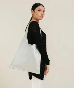ALOHAS Handbags The L Pleated Shimmer Silver 9 ALOHAS Handbags The L Pleated Shimmer Silver