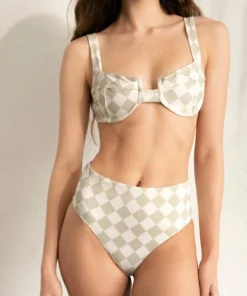 ALOHAS Clothing The Loop Bra Bikini Top Celery 10 ALOHAS Clothing The Loop Bra Bikini Top Celery