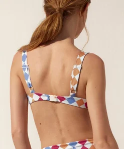 ALOHAS The Loop Bra Bikini Top Scacchi Multicolor Clothing