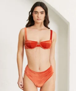 ALOHAS The Loop Velvet Pomelo Orange Clothing