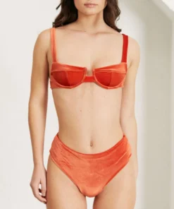 ALOHAS The Loop Velvet Pomelo Orange Clothing