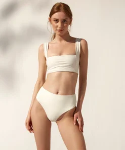 ALOHAS The Pentagon Bikini Bottom High Ivory