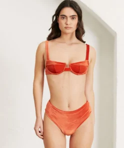 ALOHAS Clothing The Pentagon Velvet Pomelo Orange 12 ALOHAS Clothing The Pentagon Velvet Pomelo Orange