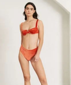 ALOHAS Clothing The Pentagon Velvet Pomelo Orange 10 ALOHAS Clothing The Pentagon Velvet Pomelo Orange