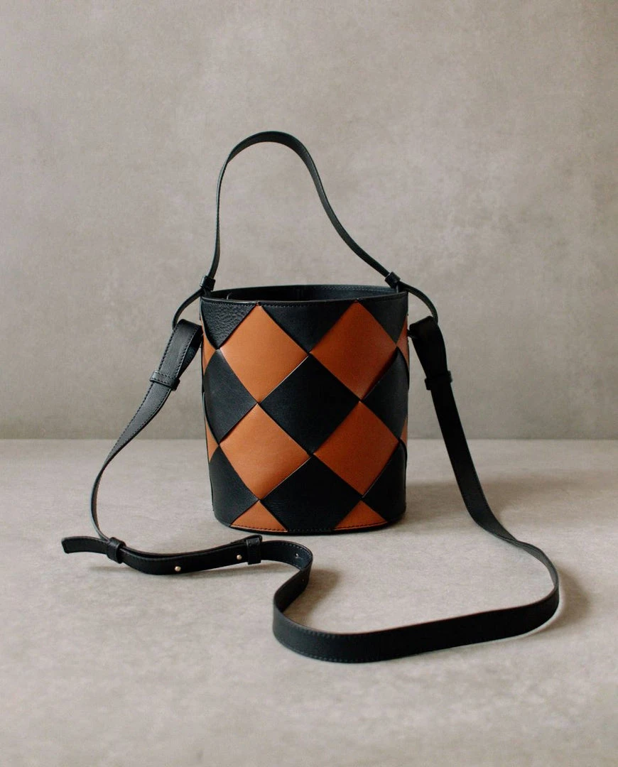 ALOHAS The U Venti Scacchi Black Tan 1 ALOHAS The U Venti Scacchi Black Tan